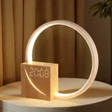 LED nočna lučka z budilko