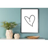 Venture Home poster Heart 30 × 40 cm, bijeli | shoptok.hr