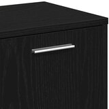  Ormar za knjige crni hrast 90x28x90 cm inženjerski drvo - Crni hrast | shoptok.hr