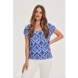 Marisse Patterned Blue Blouse Cijene