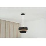  Brilagi - Visilica na sajli DAKOTA LUNETA 1xE27/15W/230V prečnik 25 cm crna/ratan | Eponuda.com