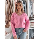DStreet Bluzka damska one size oversize FLOFLY różowa | Shoptok.si