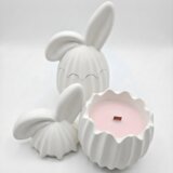 NOBAMO Svečka Mini Ušesce - Bela / Grenivka, Pomelo | Shoptok.si