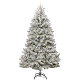 vidaXL Umjetno božićno drvce Zelena i bijela 270 cm PVC i metal | shoptok.hr