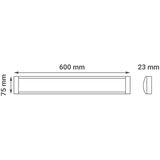 Green tech rasvjetni pribor led 18W 3CCT IP40 60 cm podgradna | shoptok.hr