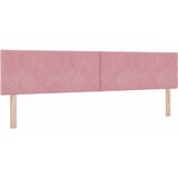  Krevet s opruga kutije Ružičasta 200 x 200 cm Baršun | shoptok.hr