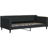  Dnevni krevet crni 90 x 190 cm od tkanine | shoptok.hr