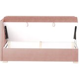 Ghado Roza kutni dječji krevet s prostorom za odlaganje s madracem 90x200 cm Flexi - | shoptok.hr
