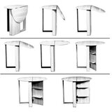 Hanah home sto middle shiny white | ePonuda.com