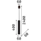 Ideal Lux VISEČA LED-SVETILKA Look Ottone 610 lm 7 K | Shoptok.si