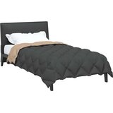  Zimska pokrivača Antracit i taupe 220 x 140 cm Mikrovlakna | shoptok.hr