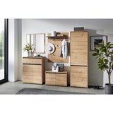 CARRYHOME garderobna omara antracit, hrast artisan | Shoptok.si
