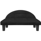  Krevet za pse crni 70x52x30 cm baršunasti | shoptok.hr