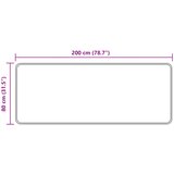  za tepih MARSA Crna 80 x 200 cm Poliester i PVC | shoptok.hr