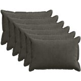  Presvlaka za jastuk 6 kom. HOUTEN Antracit 40 x 60 cm Kord | shoptok.hr