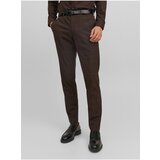 Jack & Jones Dark brown Men's Suit Pants Solaris - Men Cene