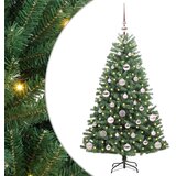  Umjetno božićno drvce s nogom Zelena 120 cm PVC i metal | shoptok.hr