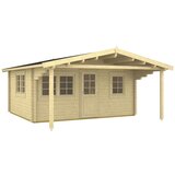 Male kuće Drvena kuća GORBEA B 500 × 400 cm sa šindrom | shoptok.hr
