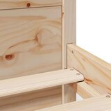 vidaXL Okvir za krevet s uzglavljem 150 x 200 cm borovina | shoptok.hr
