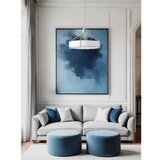 Open Design OR85624-Luster na štapu DORETTO 4xE27/15W/230V prečnik 50 cm mat hrom/bela | Eponuda.com