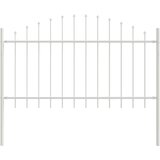  Vrtna Ograde s Hoop Top - Bijela 11.9 x 1 m Čelik | shoptok.hr