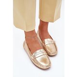 Boto Ladies Eco Leather Moccasins Gold Lenvie | Shoptok.si