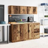  Garažni zidni ormarići 2 kom boja drva konstruiranog drvo | shoptok.hr