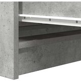  Komoda betonsko siva 80x35x76 cm inženirski les | Shoptok.si