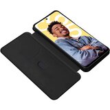 INORCO Za Realme C55 usnjeno stojalo, držalo za kartice, ovitek za telefon s teksturo ogljikovih vlaken, (22036965) | Shoptok.si