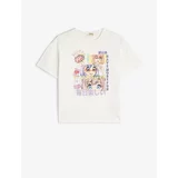 Koton Anime T-Shirt Short Sleeve Crew Neck Cotton