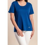 Fenzy Majica Z Okroglim Ovratnikom, Modra | Shoptok.si