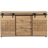 Landscape komoda, črna, barve hrasta | Shoptok.si