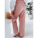 DStreet Spodnie damskie materiałowe wide leg LINESSA różowe | Shoptok.si