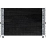  Vrtna sadilica crna 80x60 cm od masivne borovine | shoptok.hr