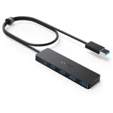 Anker Ultra Slim 4-port USB 3.0 hub črn | Shoptok.si