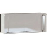  Kuhinjski zidni ormarić s kliznim vratima od nehrđajućeg čelika | shoptok.hr