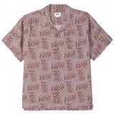 Obey Srajce z dolgimi rokavi Hobart woven Vijolična Cene