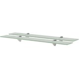 vidaXL Zidne police 2 kom staklene 70 x 10 cm 8 mm Cijene