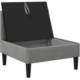  Srednji sofa s ladicom Tamnosiva Baršun | shoptok.hr