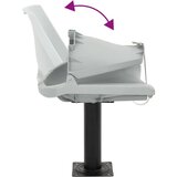 vidaXL Zložljiv sedež za čoln 4 kosi brez blazine siv 48x51x41 cm | Shoptok.si