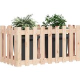 vidaXL Povišena vrtna gredica 100x30x30 cm od masivne borovine | shoptok.hr