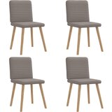 Maison Chic Jedilni stoli - Vzorci stoli 4 kosi taupe blago A938, (22031834) | Shoptok.si