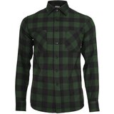 Urban Classics Plaid flannel shirt blk/forest | Shoptok.si