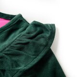  Dječja bluza s volanima tamnozelena 128 | shoptok.hr