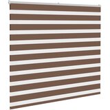 Zebra zavjesa Smeđa 160x100 cm Širina tkanine 155,9 cm Poliester | Shoptok.si