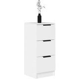  Komoda bela 30x30x70 cm konstruiran les, (20601421) | Shoptok.si