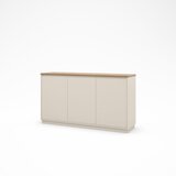 Marckeric Bež komoda u dekoru hrasta 152x84x40 cm Loreta – | shoptok.hr
