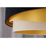 duolla - plafonski luster kobo 1xE27/15W/230V prečnik 45 cm crna/zlatna/krem | Eponuda.com