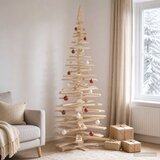  Drveno božićno drvce KOTKA 240 cm Masivna borovina Prirodno | shoptok.hr