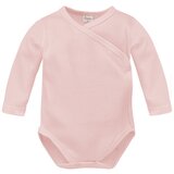 Pinokio Kids's Lovely Day Wrapped Bodysuit LS Pink Stripe | shoptok.hr